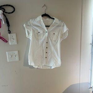 Small White button down